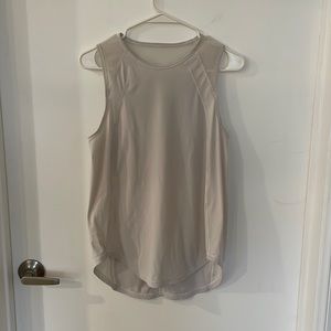 Lululemon sculpt tank white, size 6